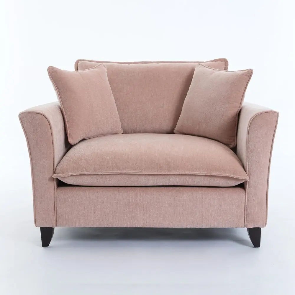 Modern Chenille Chair Offers Excellent Comfort For Daily Lounge Relaxation