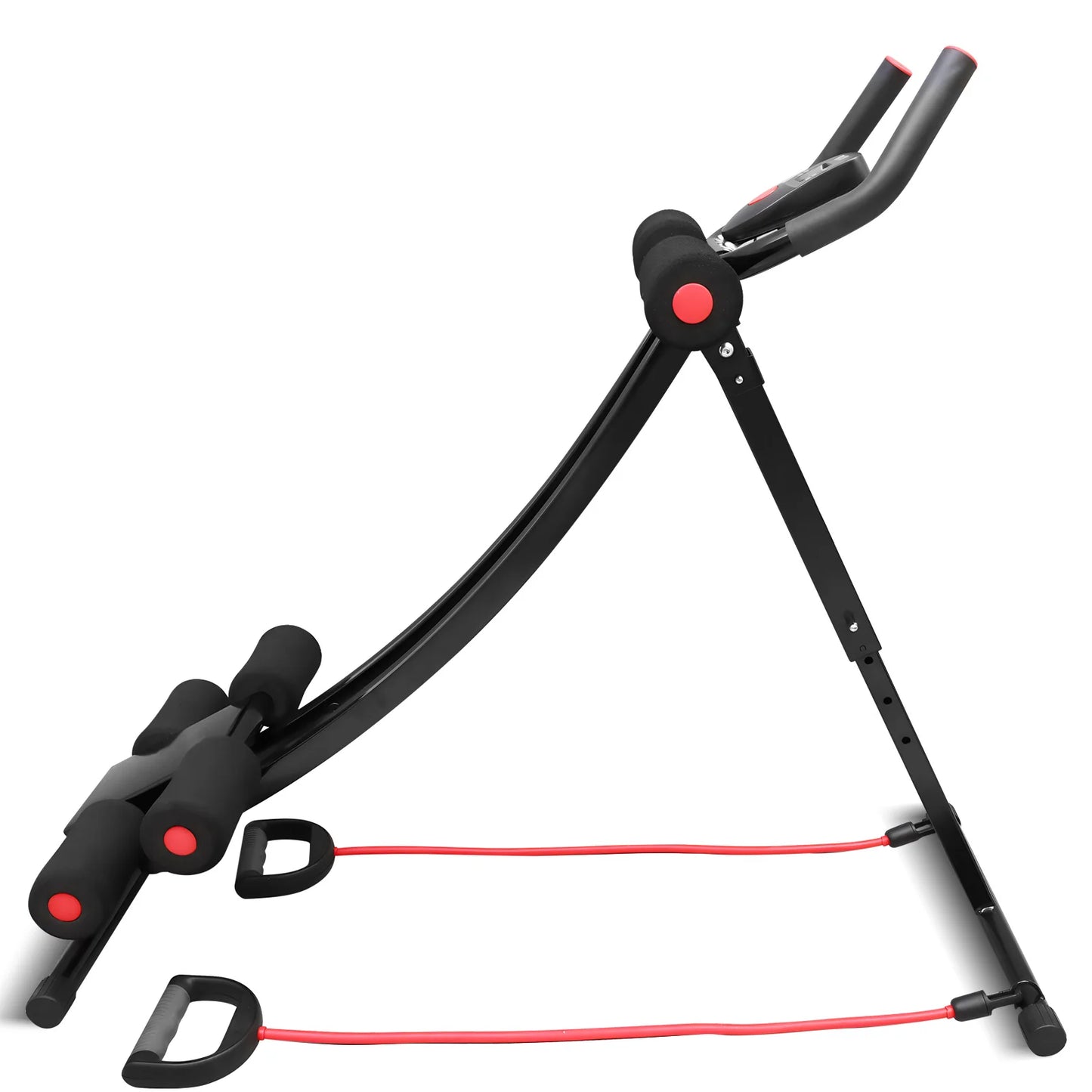 Foldable Ab Machine With LCD Display For Home Abdominal Trainer