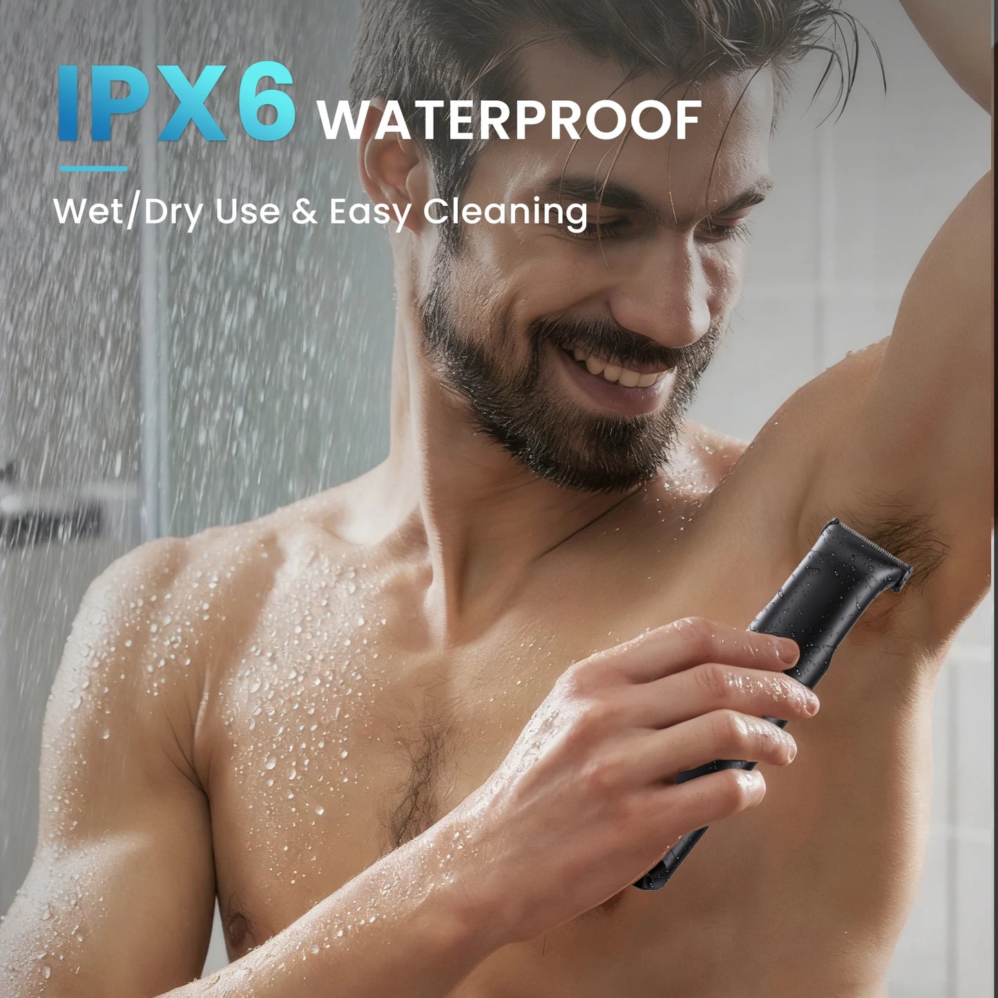 MAXGROOM 3 In 1 Body Hair Trimmer Shaver IPX6 Waterproof