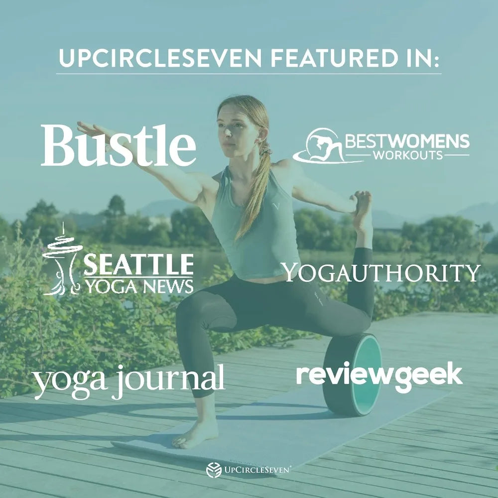 UpCircleSeven Aerial Yoga Swing With Padded Handles And Ceiling Mount