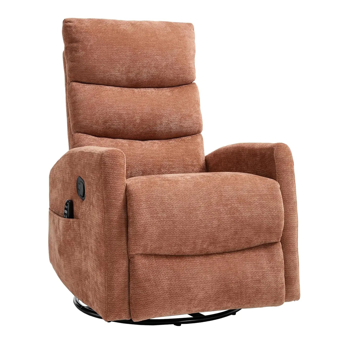 360° Swivel Rocker Recliner with Heat & Vibration Massage, Glider Rocking Chair for Adults, Compact Recliner for, Customized