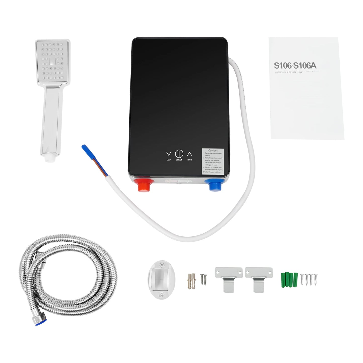 6500W 220V Tankless Electric Water Heater Wall Mounted
