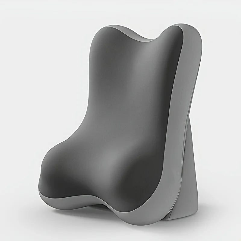 Adjustable Bed Wedge Pillow Memory Foam Backrest for Sitting up in Bed, Large Ergonomic Back Neck Lumbar Support Pillow for Reading Relaxing Gaming, 2-Piece Split Design, Non-Slip Base