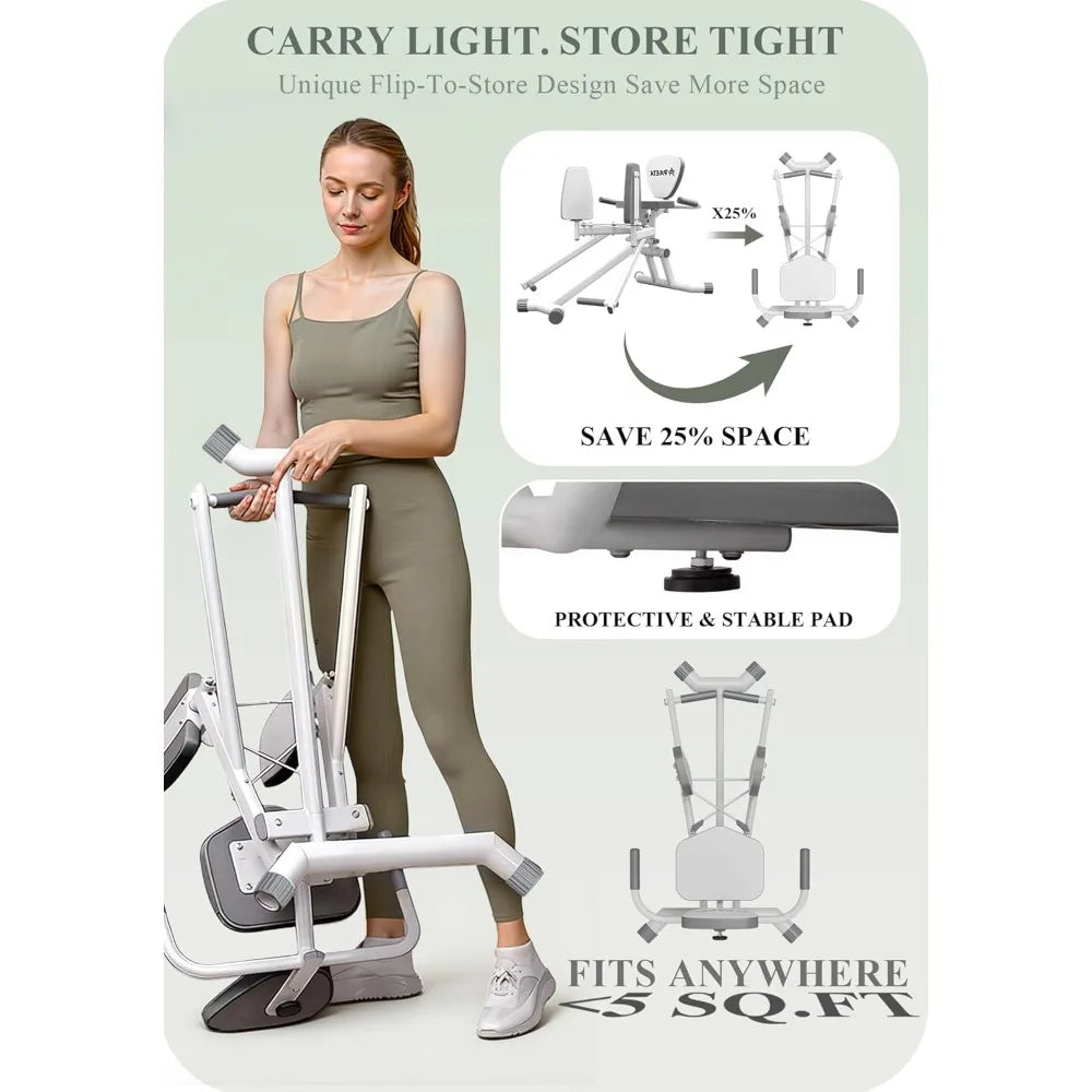 PAETA Hip Abductor Machine For Home Gym Glute Strength Training