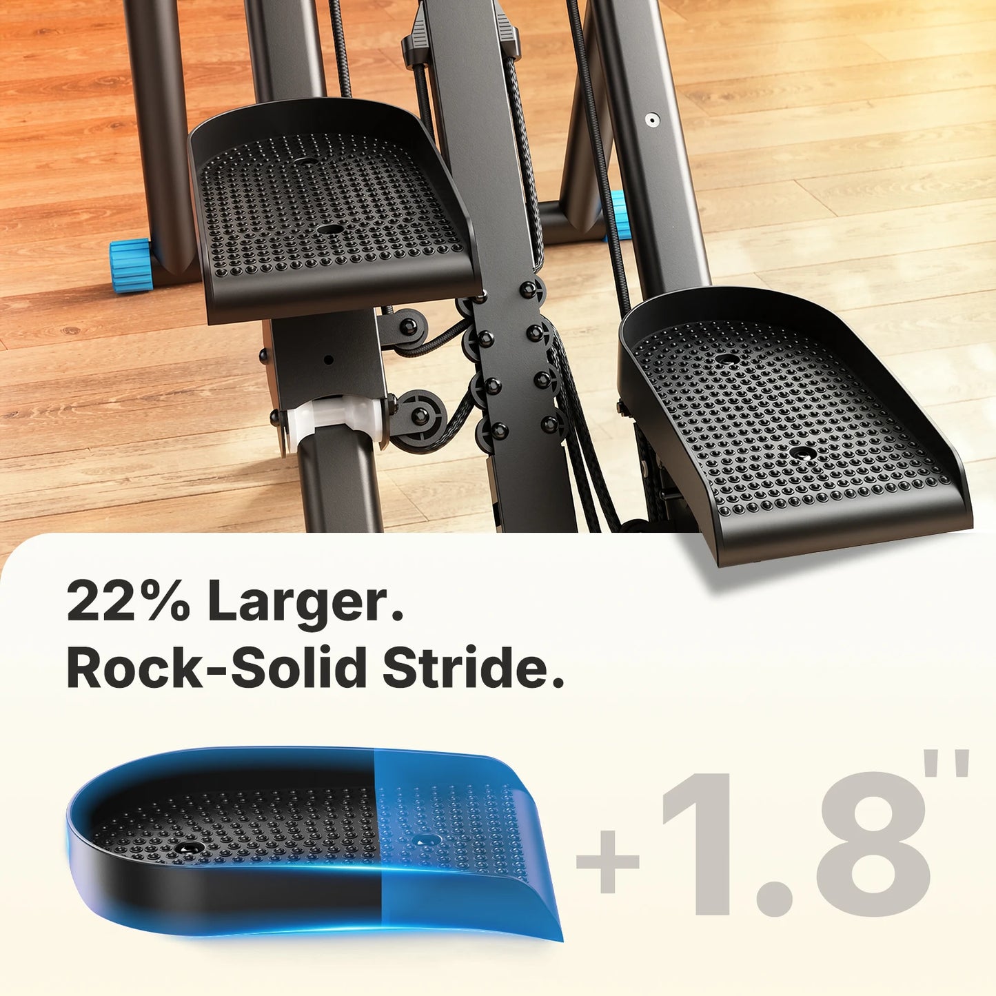 Merach Adjustable Foldable Stair Stepper For Home Fitness