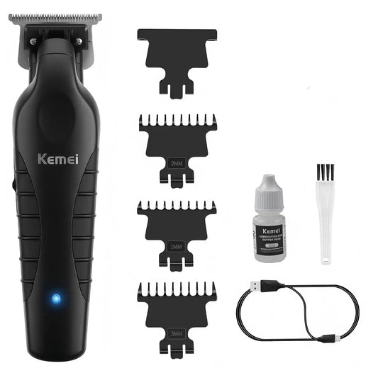 KM-2299 Professional Cordless Hair Clipper 1200mAh USB Rechargeable Haircut Trimmer Salon and Home Electric Hair Clipper