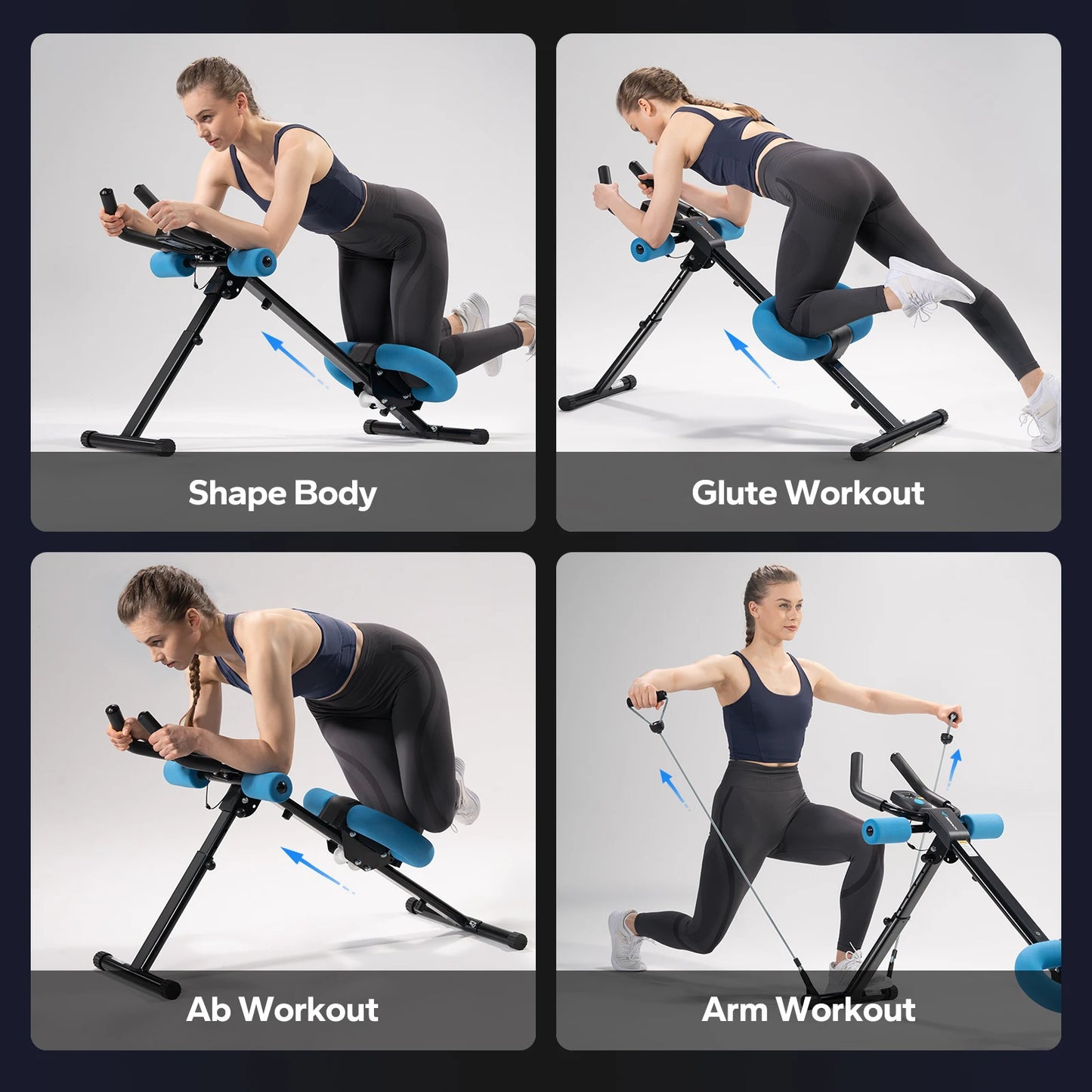 MERACH 2314 Ab Machine Adjustable Trainer For Core Training