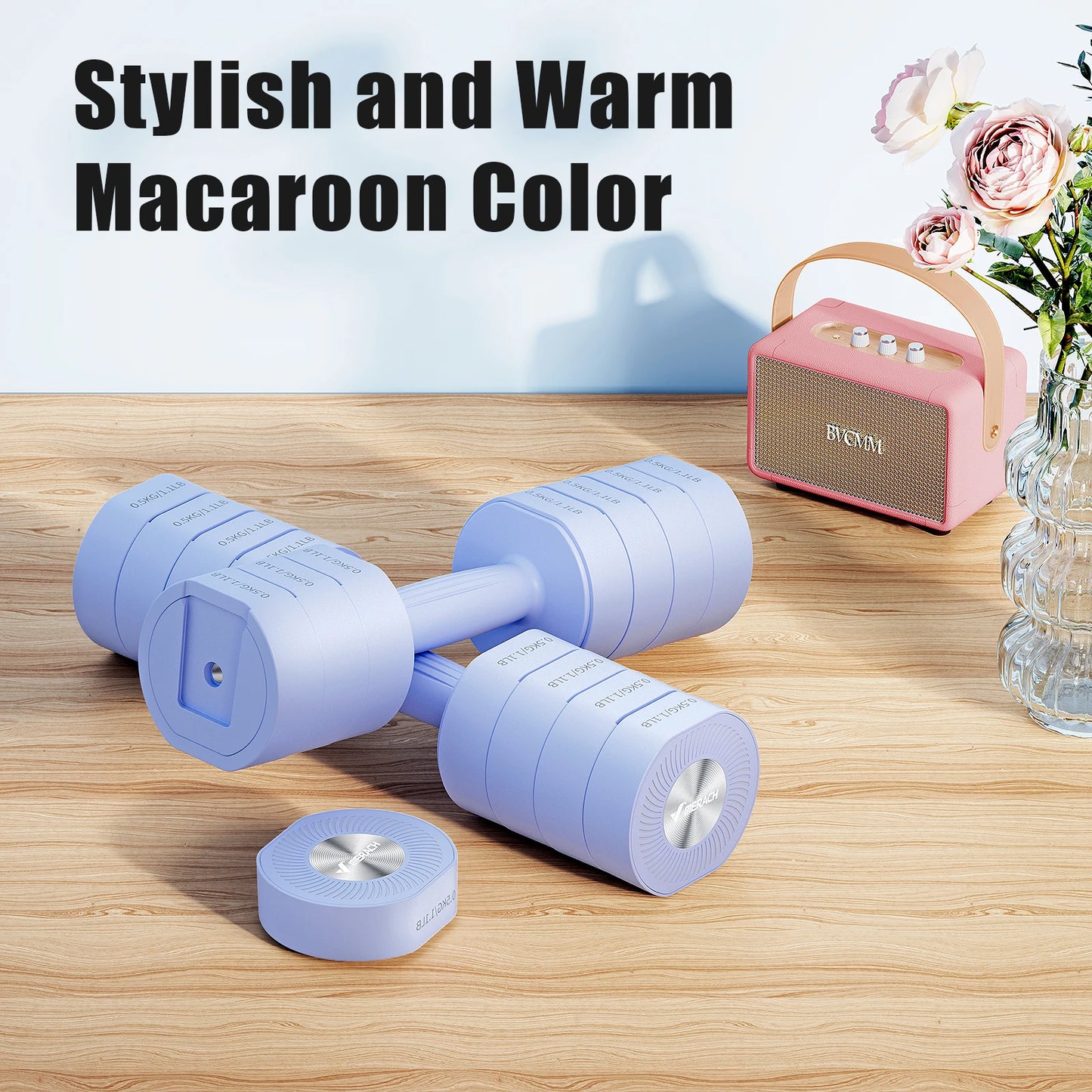 Merach Adjustable Dumbbell Set With Quick Switch Design