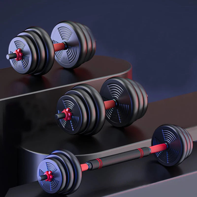 Adjustable Dumbbell To Barbell Weight Sets For Home Gym Strength Training