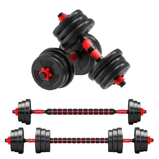 Adjustable Dumbbell To Barbell Weight Sets For Home Gym Strength Training
