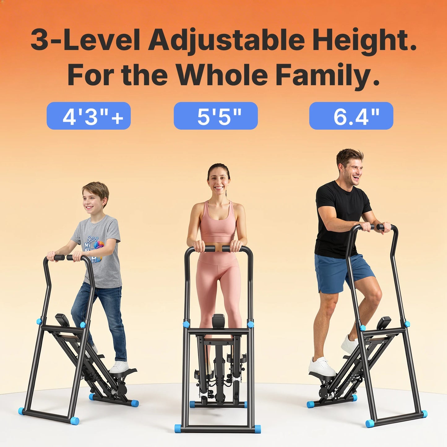 Merach Adjustable Foldable Stair Stepper For Home Fitness