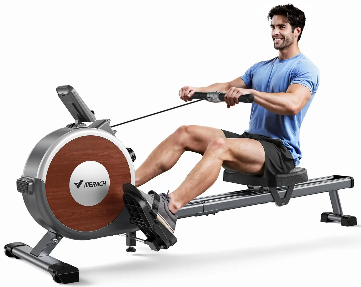 Merach Magnetic Rowing Machine with Bluetooth Connection