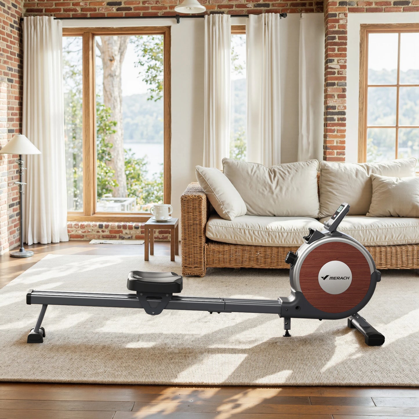 Merach Magnetic Rowing Machine with Bluetooth Connection