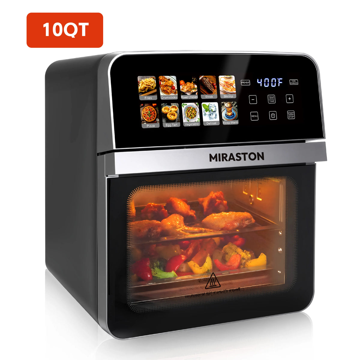 Air Fryer Toaster Oven Combo With Preset Cooking Functions