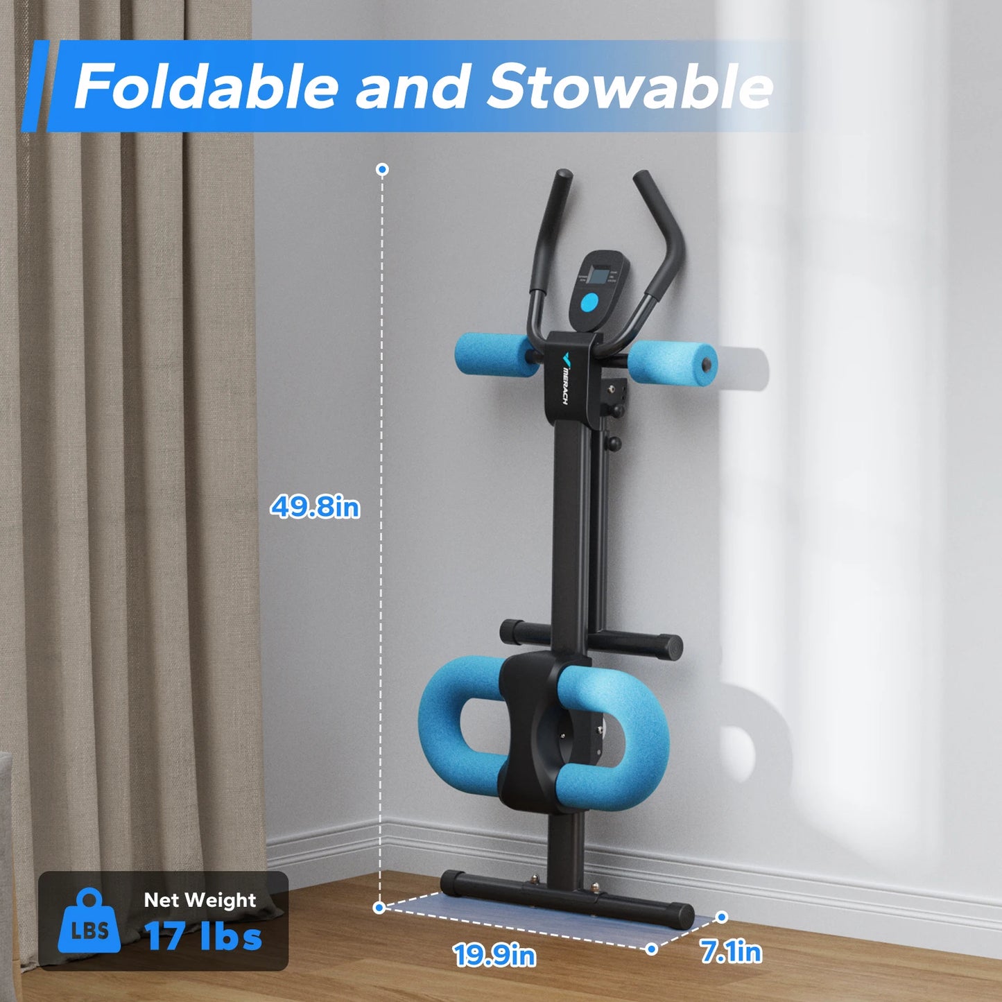 MERACH 2314 Abdominal Exercise Machine Core Trainer Foldable