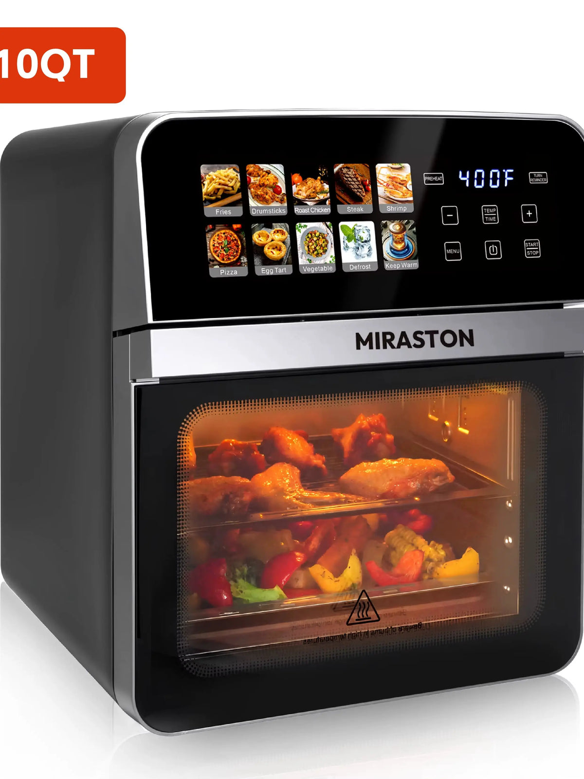 Air Fryer Toaster Oven Combo With Preset Cooking Functions