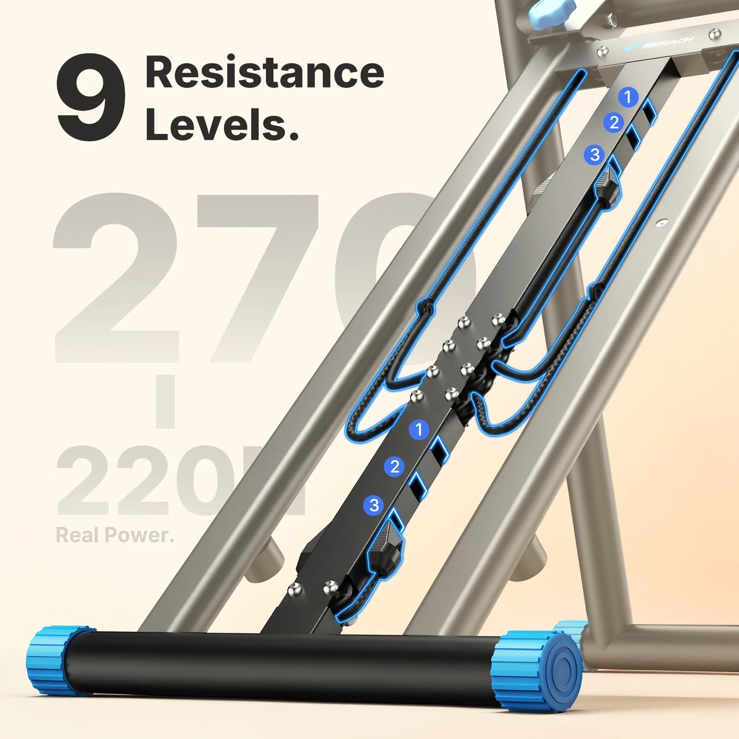 Merach Adjustable Foldable Stair Stepper For Home Fitness