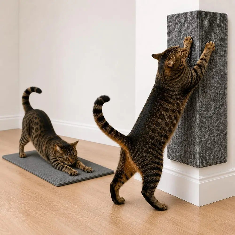 Indoor Scratching Post for Cats – Carpet Scratching Pad – Wall Mounted Cat Mat