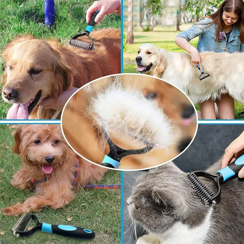Professional Stainless Steel Dog Grooming Brush For Pets