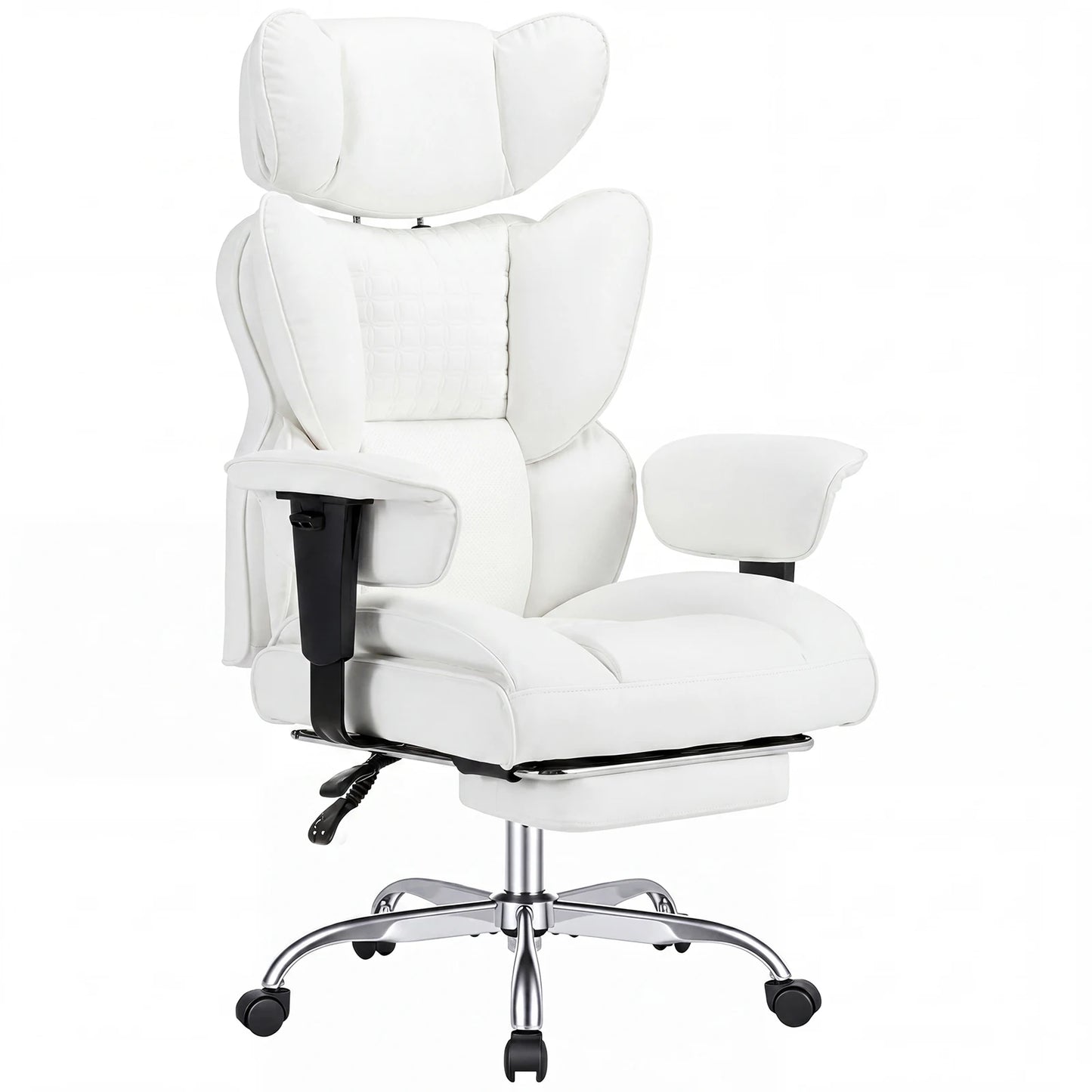 JHK Ergonomic Adjustable Armrests Gaming Chair With Pocket Leather
