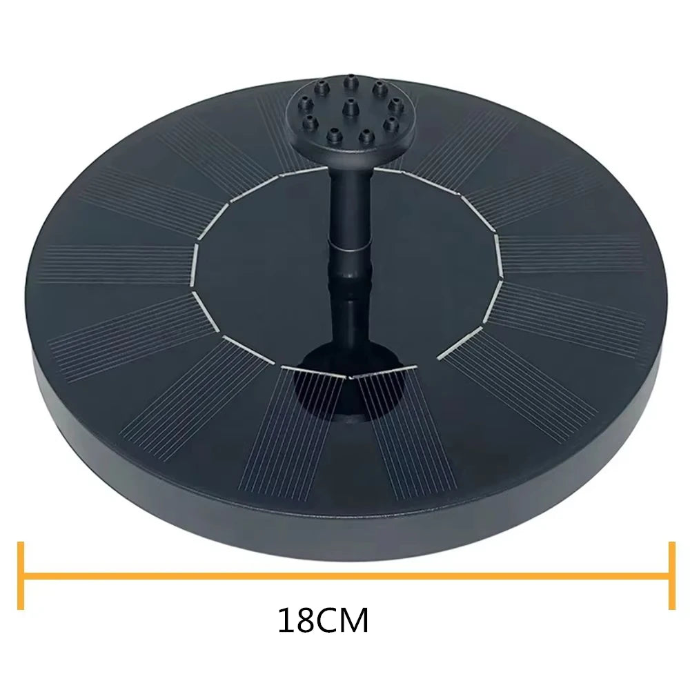 Waterfall Solar Fountain For Garden Pond Or Outdoor Bird Bath