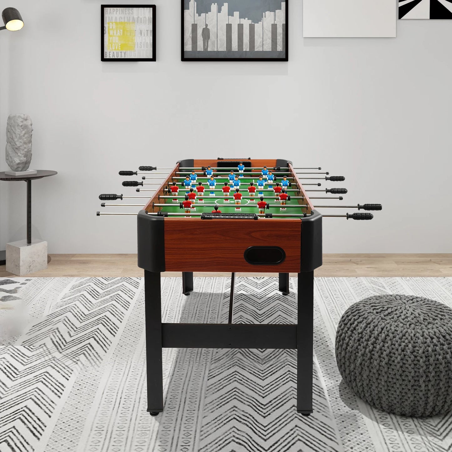 Foosball Table 8 Rod For Home Living Room Game Room Use