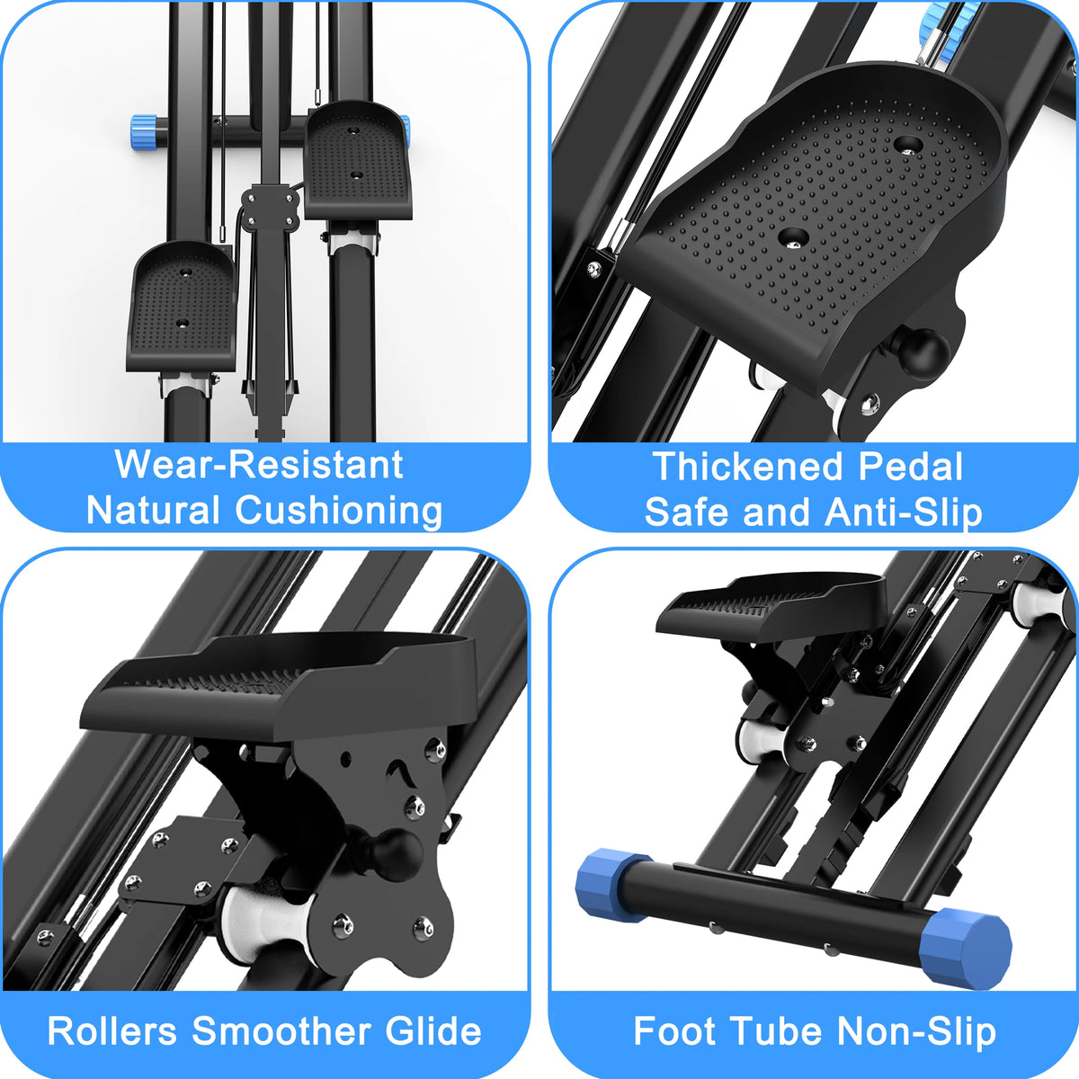 Vertical Climber Machine With Adjustable Resistance For Full Body Workouts