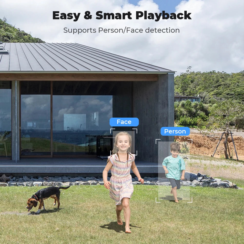 H.VIEW 8 Channel Wireless Security System With 3MP 5MP Cameras
