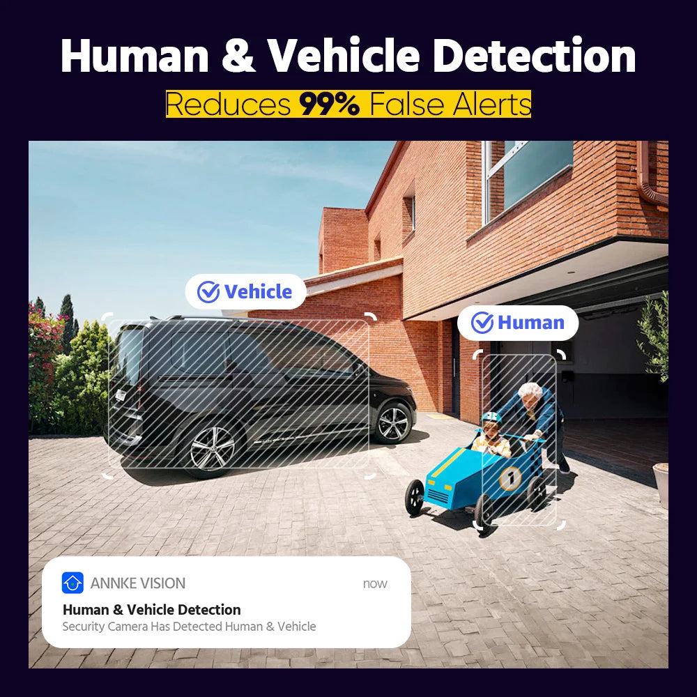 ANNKE 4K Dual Light Varifocal Bullet Network Camera 4X Zoom