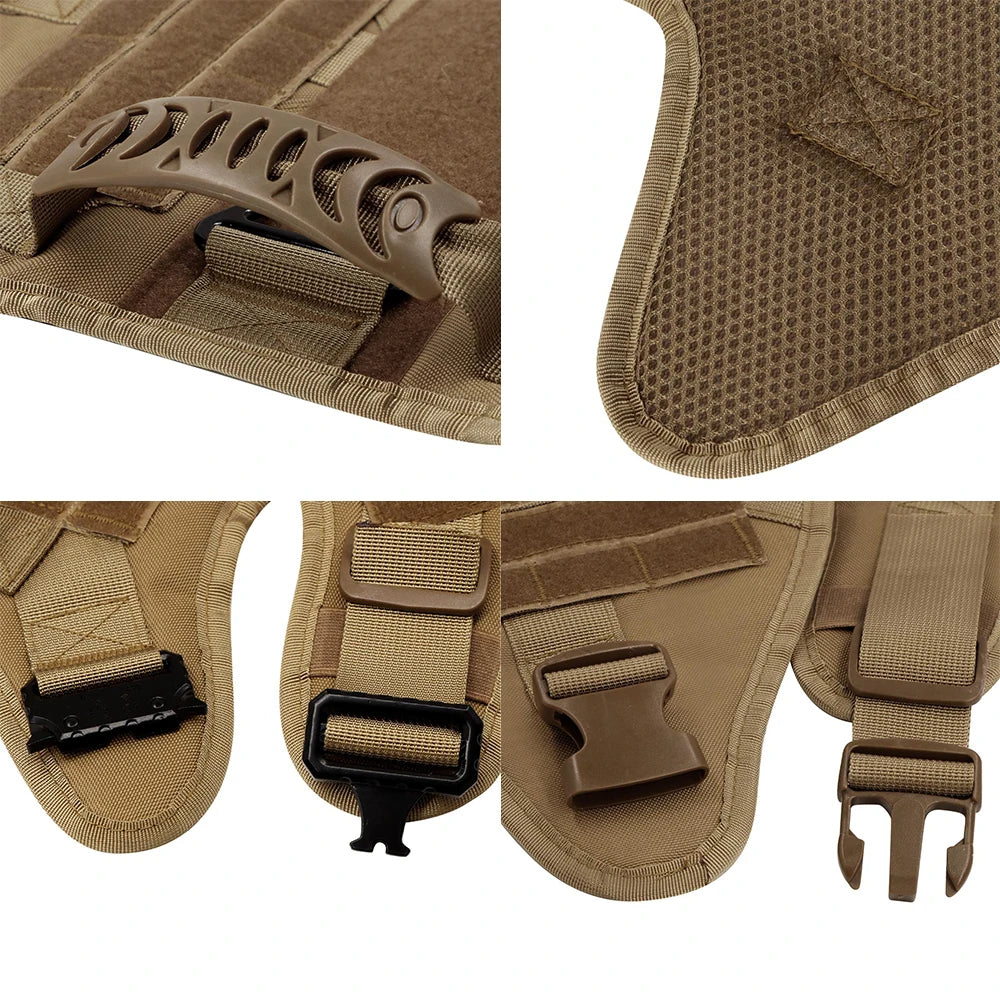 Padded Nylon Dog Harness And Leash Set For Training And Walking