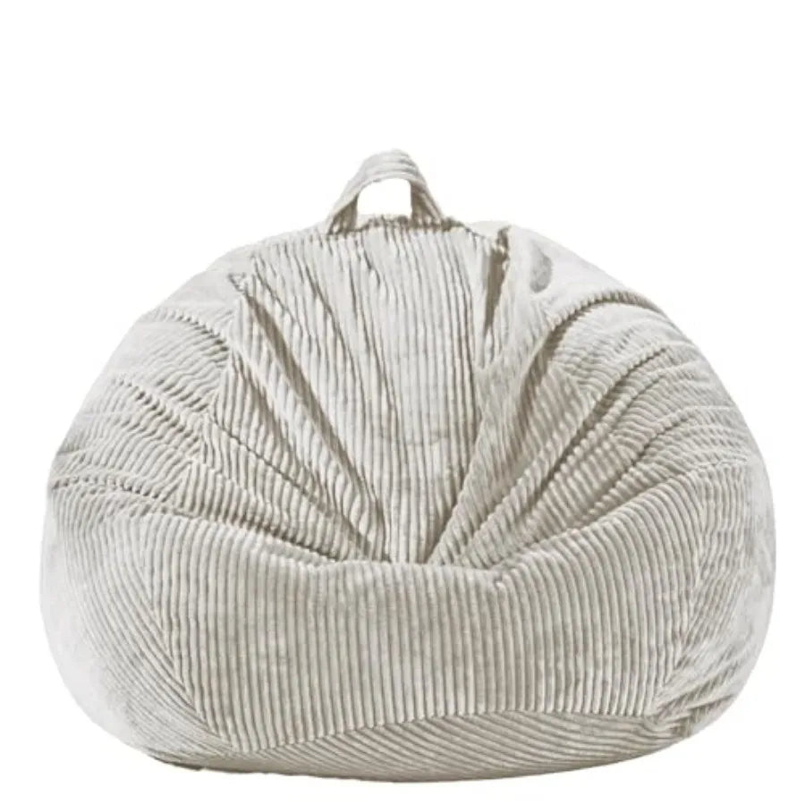 Stuffed Animal Storage Bean Bag Chair Cover No Filler,Large Toy Storage Organizer and Comfy Sofa Chair for Playroom, Teens Adul