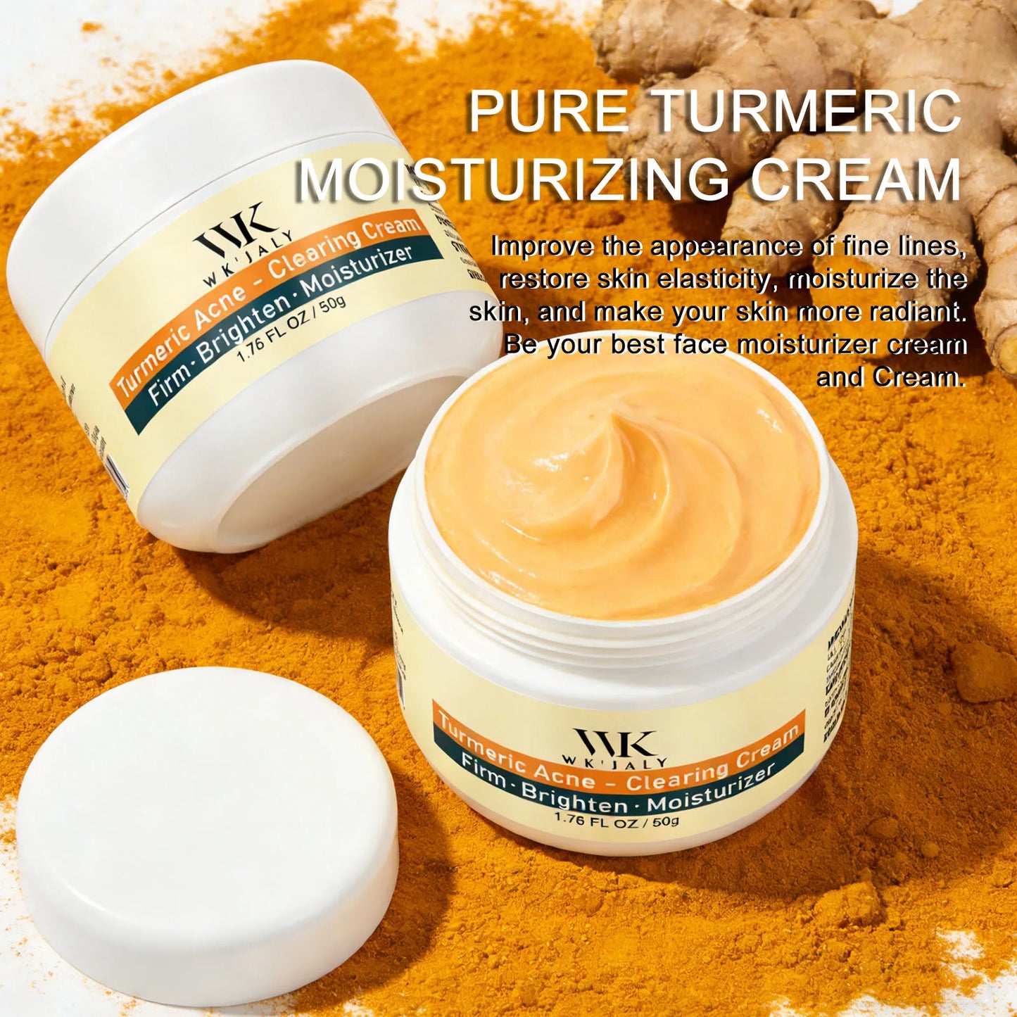 Kyliefit Turmeric Acne Cream For Brightening And Moisturizing Skincare
