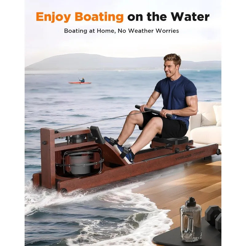 YOSUDA Water Rowing Machine for Home Use 400 LBS Capacity