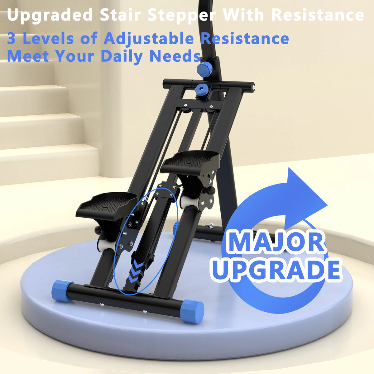 Vertical Climber Machine With Adjustable Resistance For Full Body Workouts