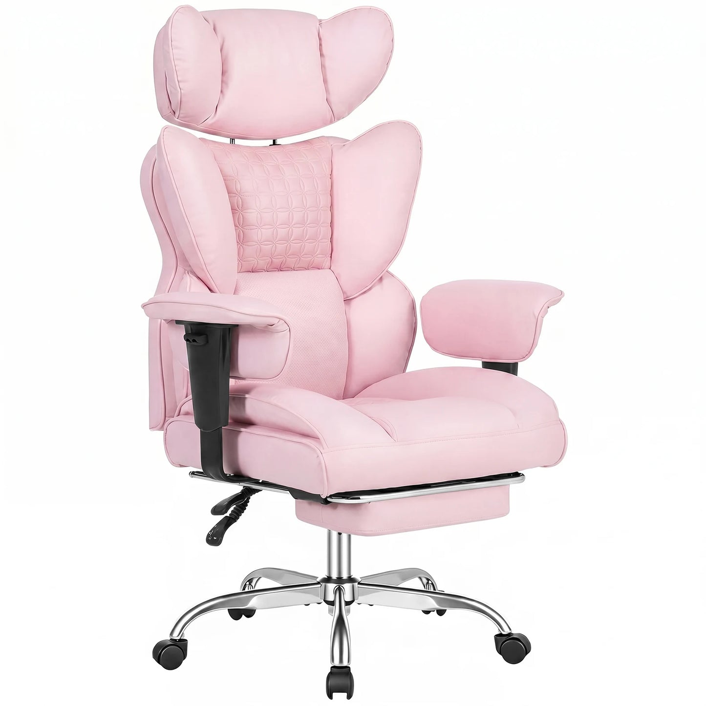 JHK Ergonomic Adjustable Armrests Gaming Chair With Pocket Leather