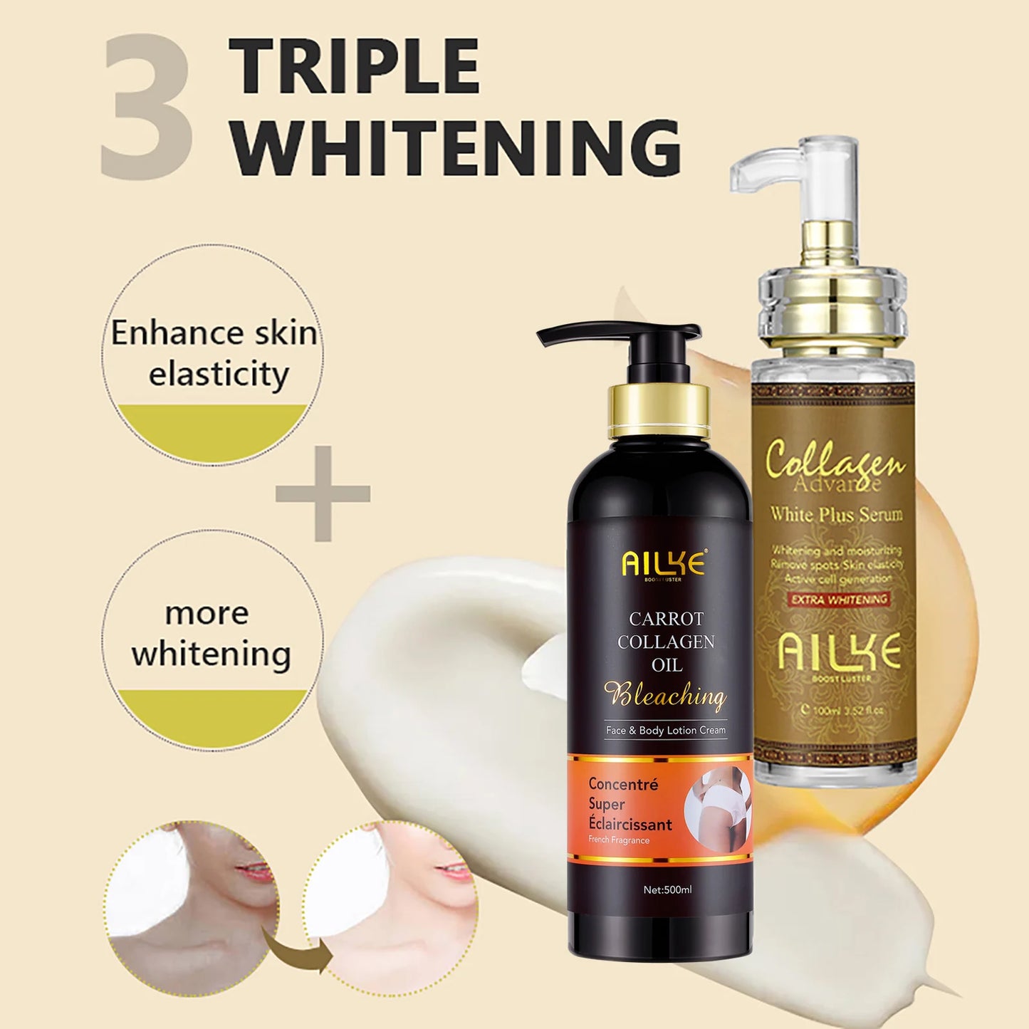 KylieFit Collagen Whitening Cream For Face And Body Brightening Moisturizer