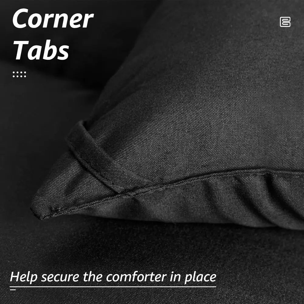 All Season Down Alternative Quilted Duvet Insert With Washable Tabs