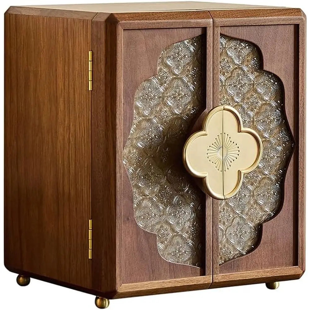 RBXC Handcrafted Wooden Jewelry Box With Velvet Interior