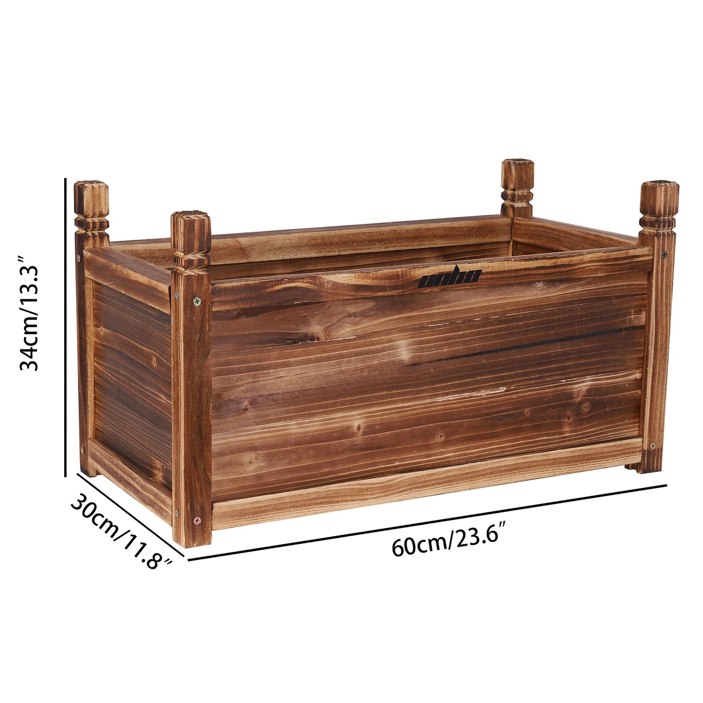 Wooden Raised Garden Bed Planter For Indoor Outdoor Vegetables Herbs
