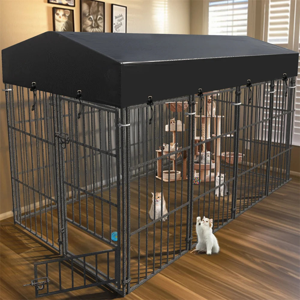 Borwart Heavy Duty Large Dog Kennel Welded Metal Playpen
