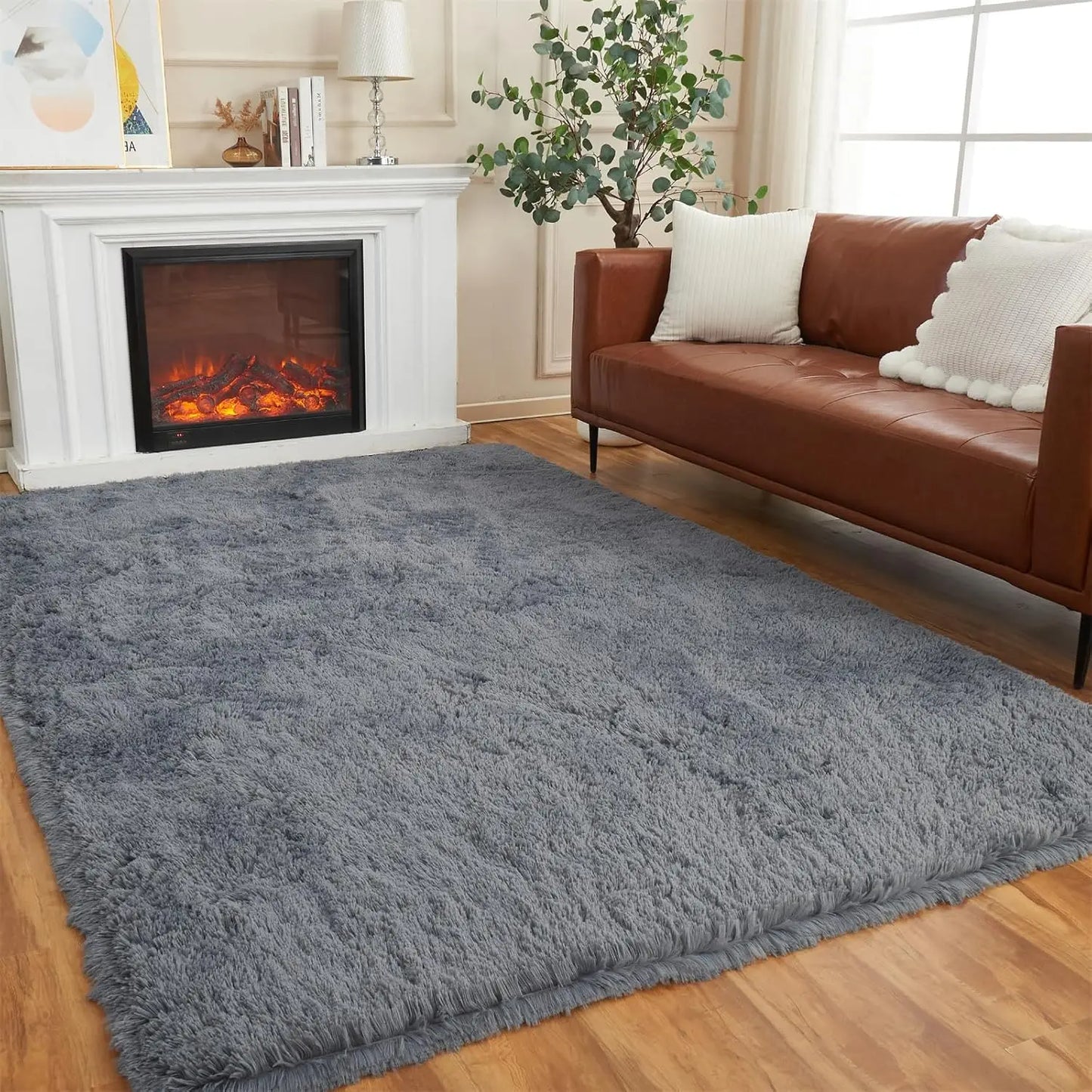 Fluffy Shag Rug For Kids Room Decor Cute Kawaii Style