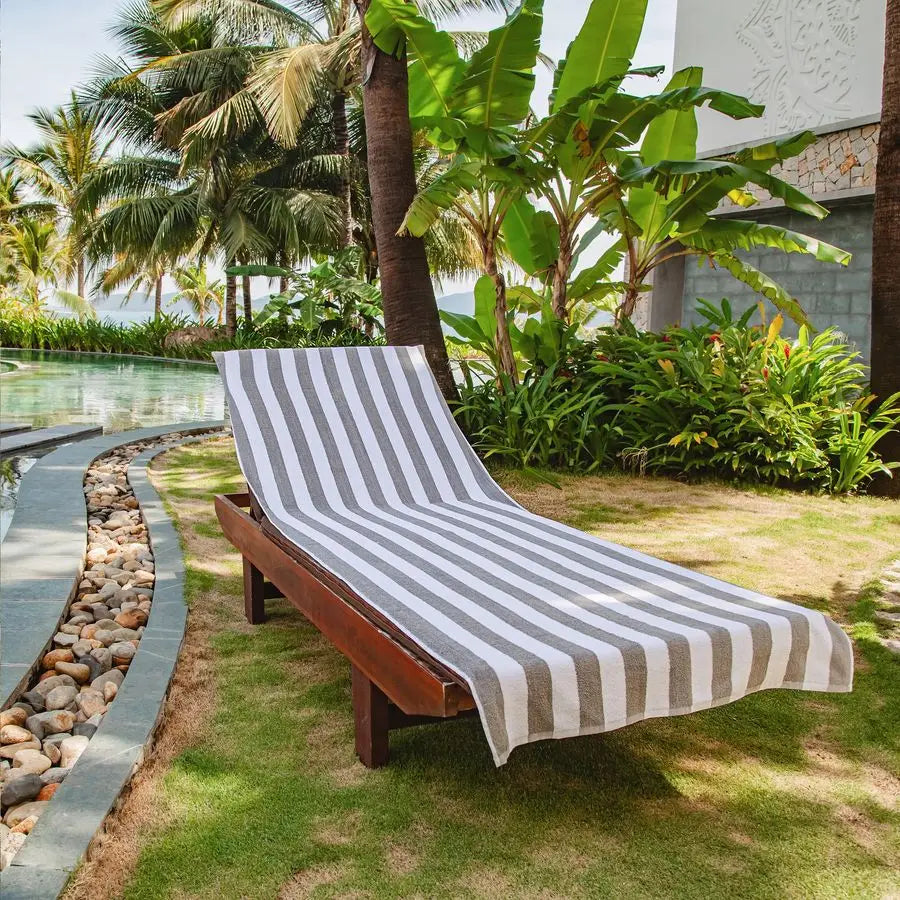 California Chaise Lounge Covers Pack of 2 With Pocket Holder