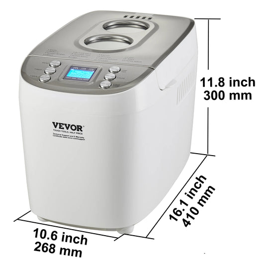 SucceBuy 15 In 1 Bread Maker With Gluten Free Setting