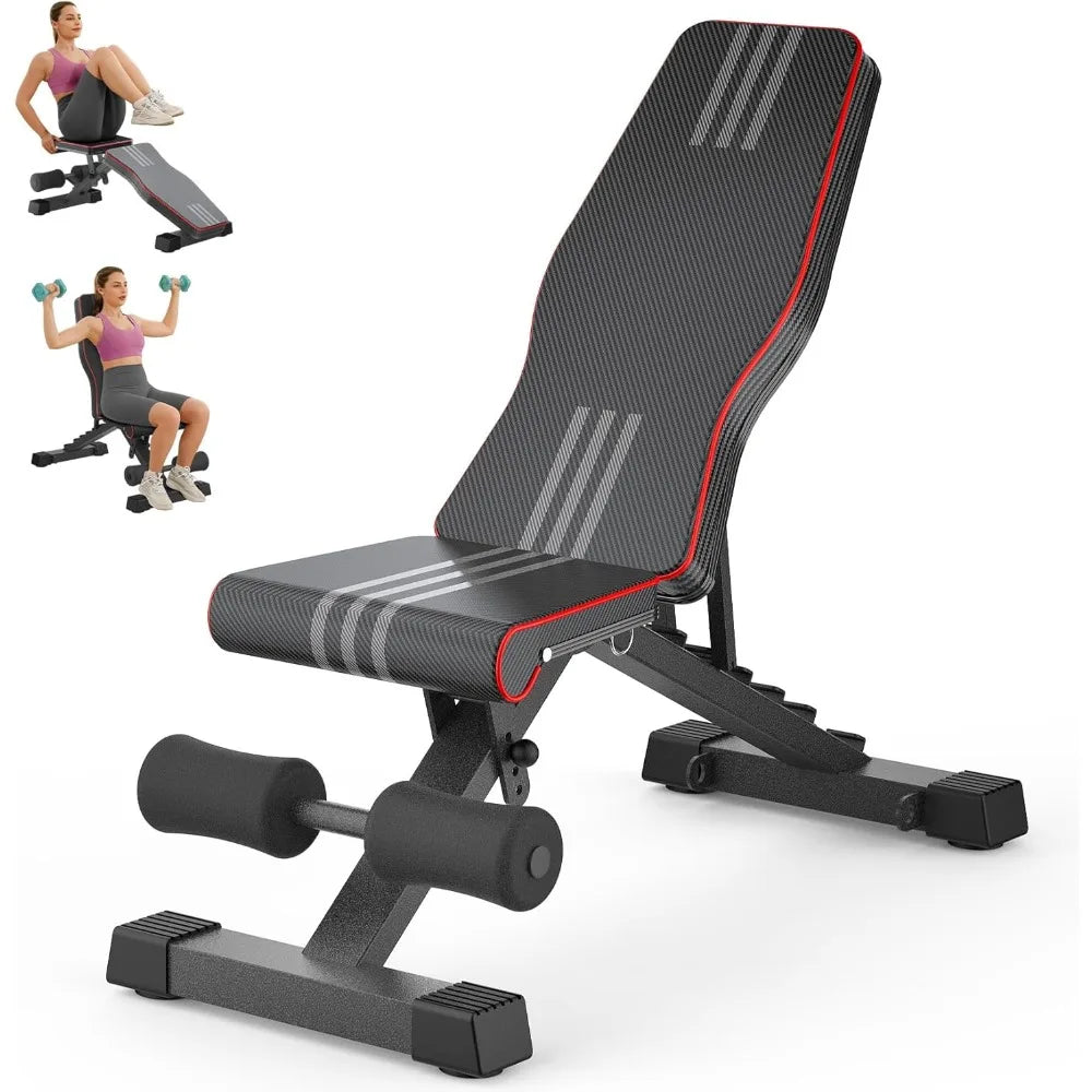 YTYIN 6 In 1 Multi Function Strength Training Weight Bench
