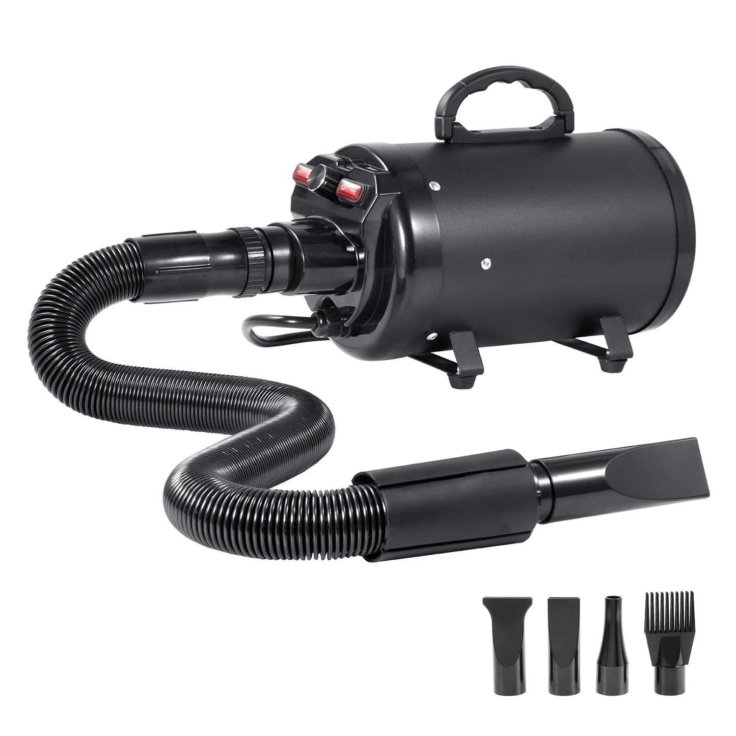 SucceBuy 2800W Pet Dog Hair Dryer With Temperature Control And Nozzles
