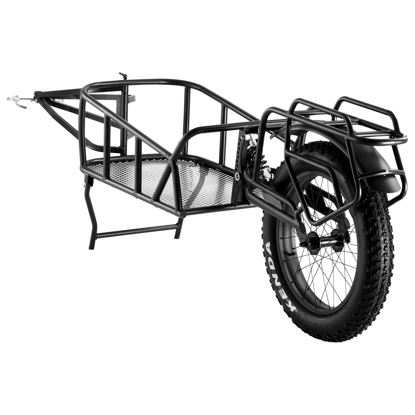 SucceBuy Heavy Duty Bike Cargo Trailer Featuring Rear Axle Mount
