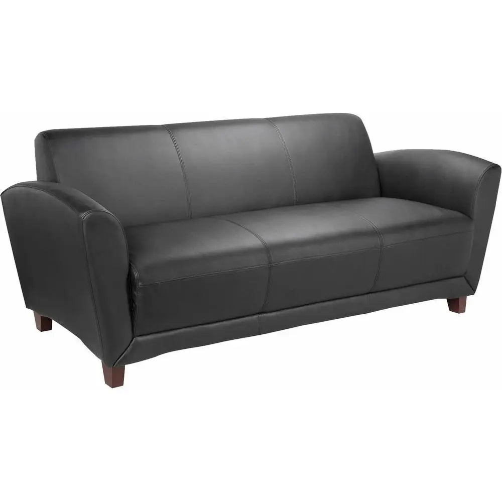 Black Leather Sofa from Retion Collection
