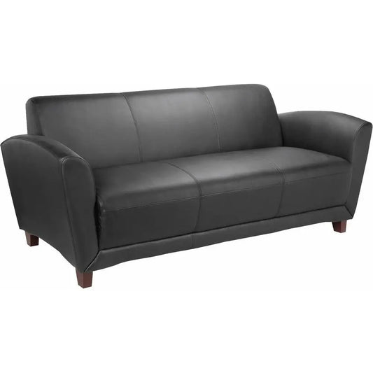 Black Leather Sofa from Retion Collection
