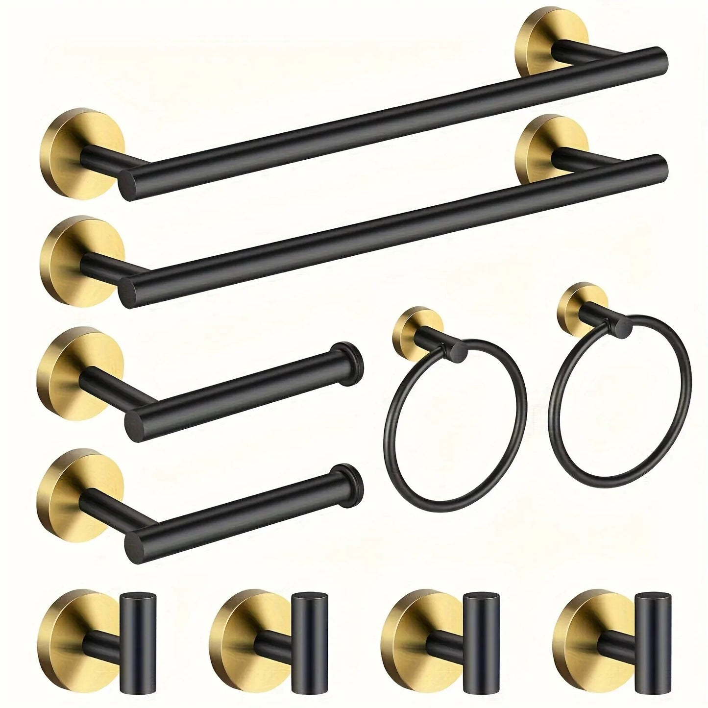 Stainless Steel Bathroom Hardware Set Wall Mounted