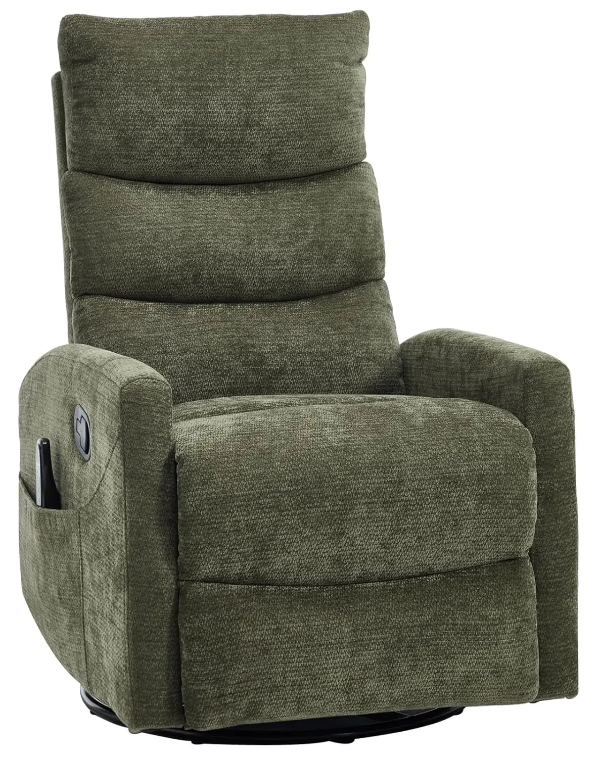 360° Swivel Rocker Recliner with Heat & Vibration Massage, Glider Rocking Chair for Adults, Compact Recliner for, Customized